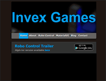 Tablet Screenshot of invexgames.com